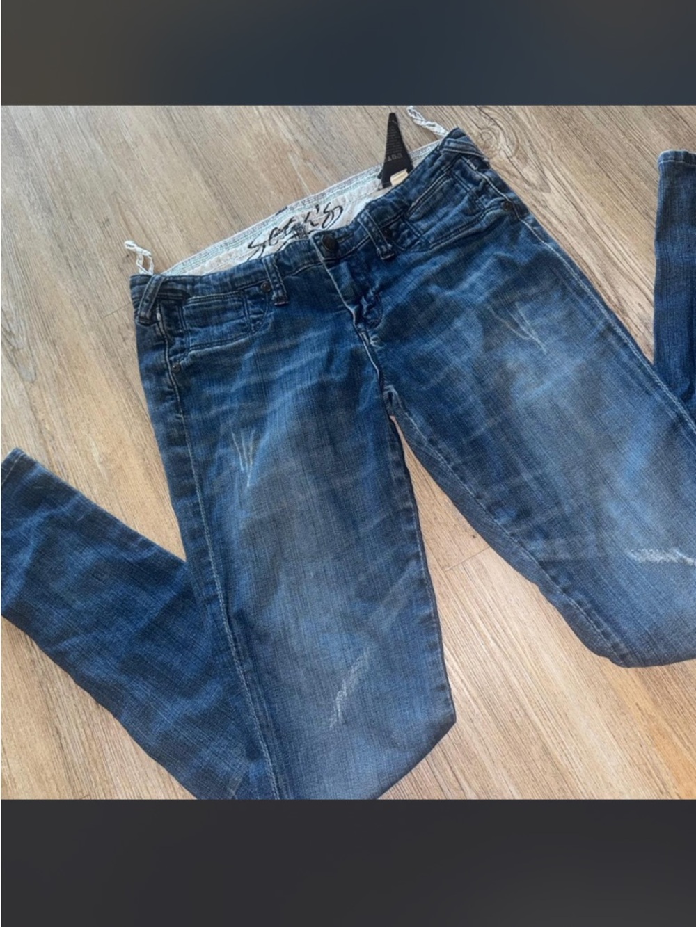 Stitch's Women's Dark Blue Skinny Jeans